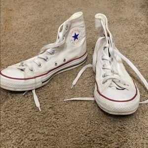 White high top converse